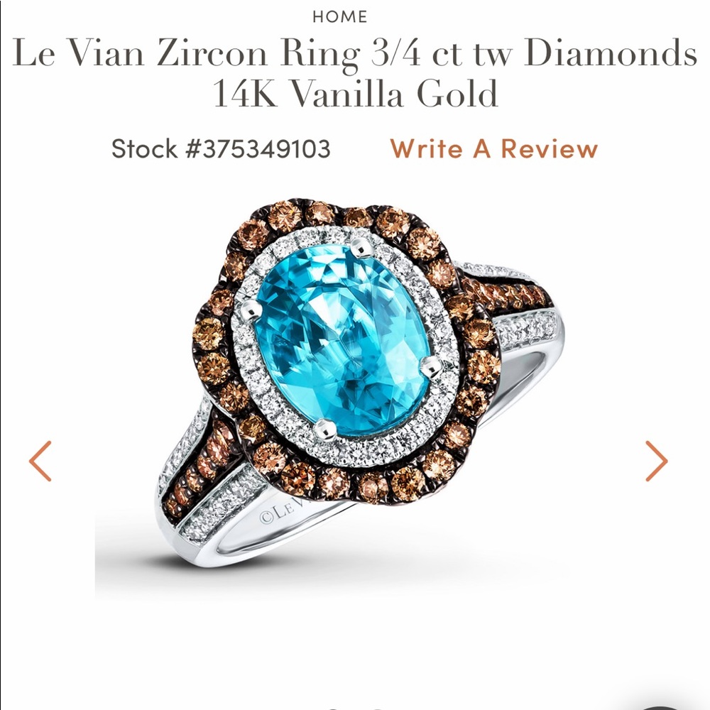 Le Vian Blueberry Zircon Ring with Diamonds